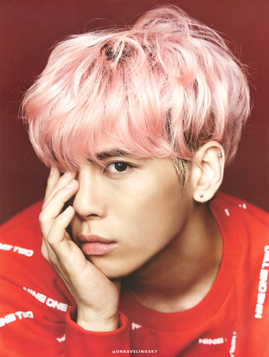 Jonghyun for OhBoy! magazine HQ scan of poster (with text edited