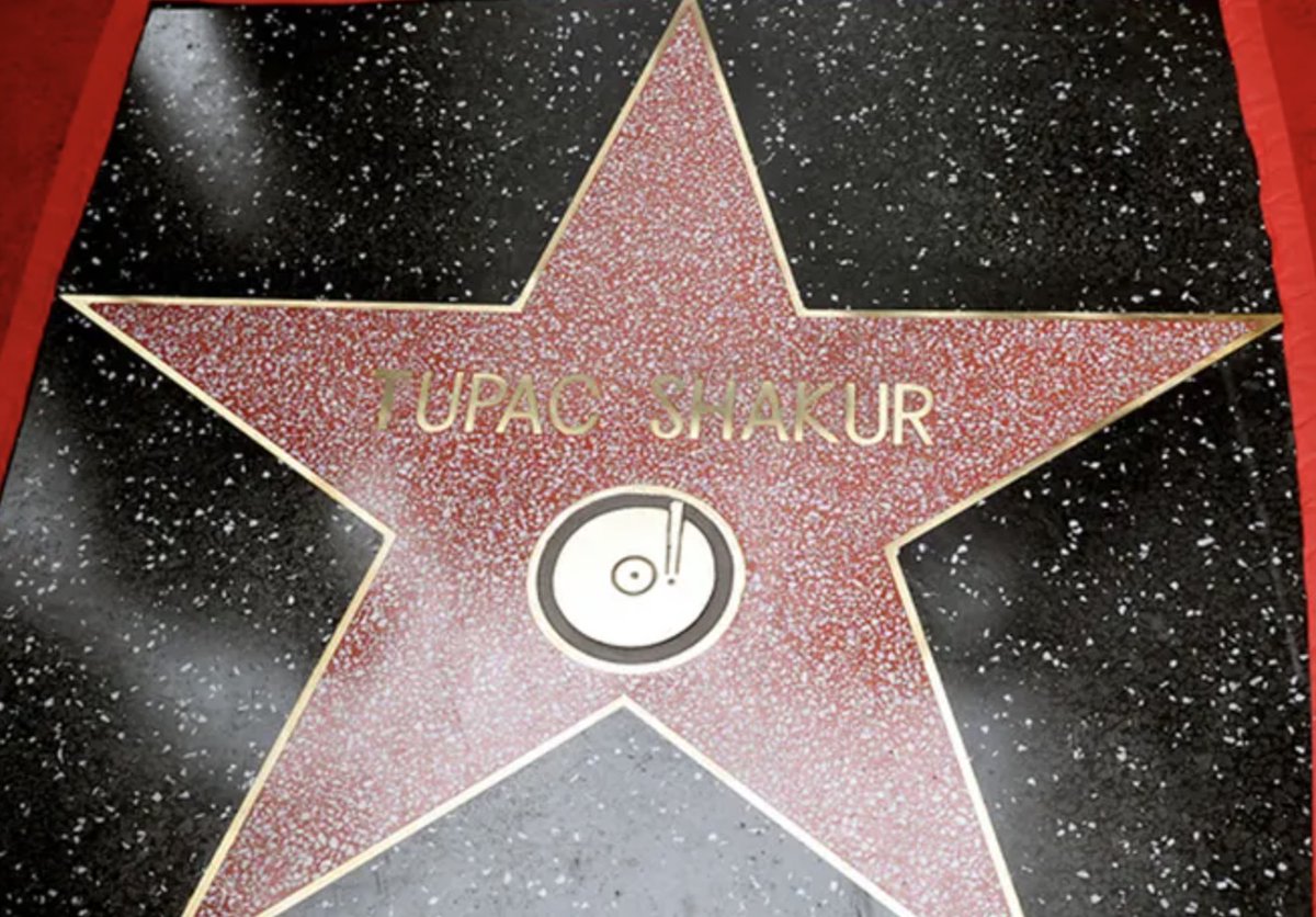Tupac Shakur Receives Posthumous Star on Hollywood Walk of Fame youtu.be/ALOAH__hlC4 via @YouTube 

#Tupac, #TupacShakur, #HollywoodWalkofFame, #TupacStar, #TupacLegacy