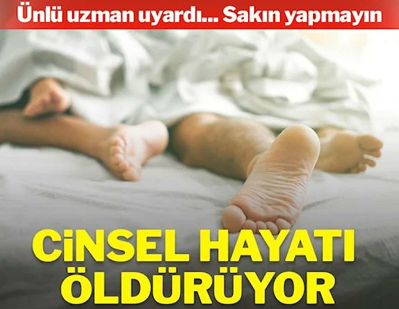 Ünlü ürolog cinsel yaşamı öldüren 5 alışkanlığı sıraladı
sozcu.com.tr/2023/saglik/un…