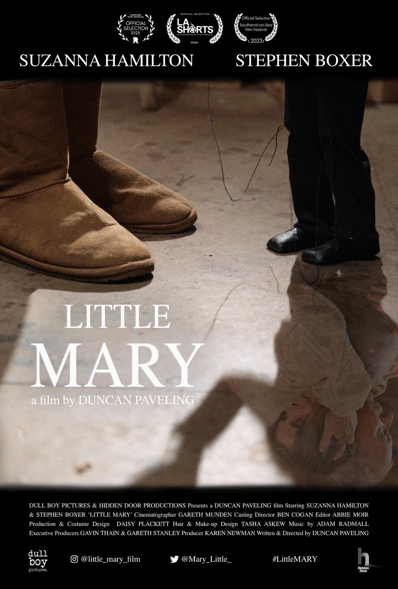 Duncan Paveling (@bostondunk) on Twitter photo Our award winning short <a href="/Mary_Little_/">Little Mary</a> screens Saturday 10th at 9pm at <a href="/sthendfilmfest/">SouthendFilmFestival</a>
Ticketing details below… Our award winning short <a href="/Mary_Little_/">Little Mary</a> screens Saturday 10th at 9pm at <a href="/sthendfilmfest/">SouthendFilmFestival</a>
Ticketing details below…