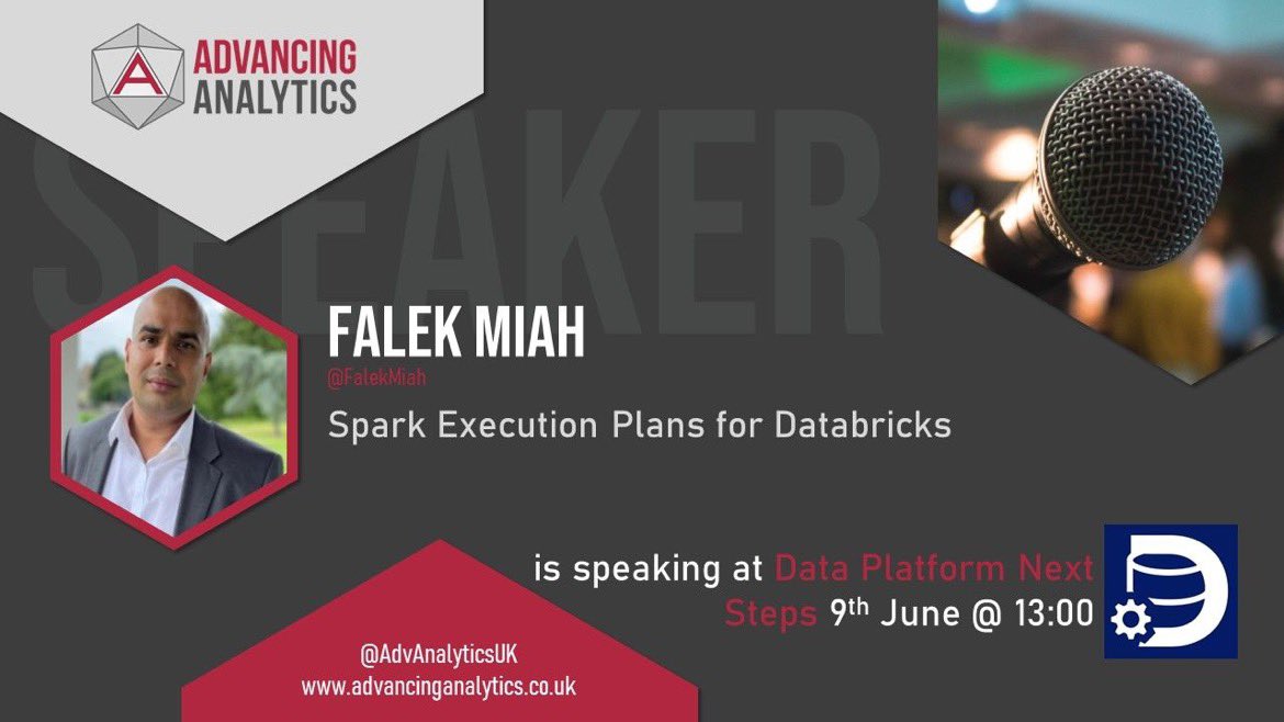 FalekMiah's tweet photo. Excited to be speaking at Data Platform Next Steps my first European conference, in  LEGOLAND Billund! 

Come join me tomorrow for a deep dive into #Spark Execution Plans for #Databricks. https://t.co/XbmpFEePev