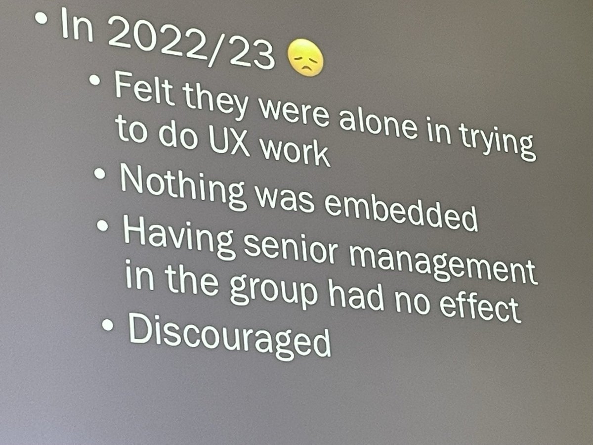 angefitzpatrick's tweet image. ‘Having senior management in the group had no effect’
😮
Surely not…

#uxlibs