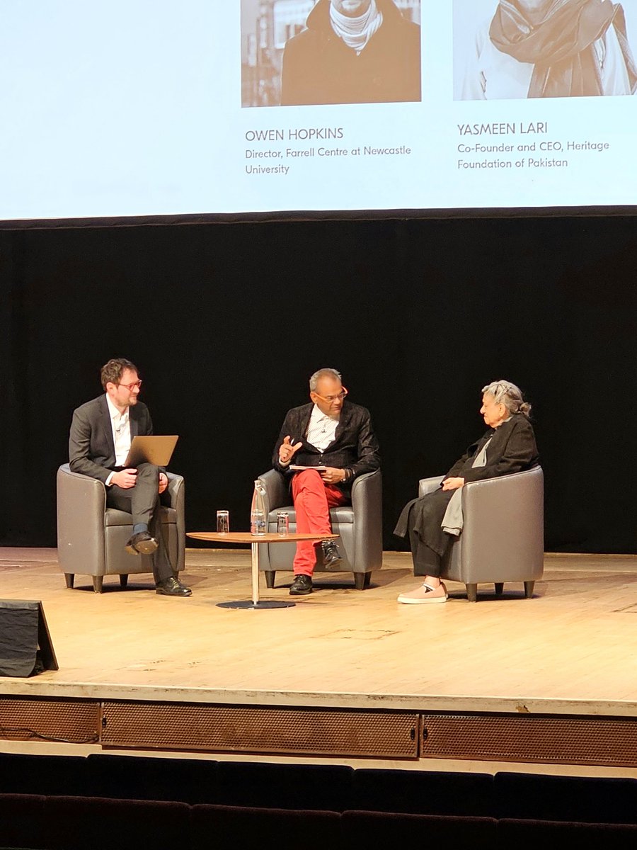 NLA (@nlalondon) on Twitter photo This morning's keynote session at <a href="/ecocitysummit/">Ecocity World Summit 2023</a> is from humanitarian architect and recent RIBA Royal Gold Medallist Yasmeen Lari, speaking about self-reliant community projects in Pakistan. She's joined by Owen Hopkins of <a href="/FarrellCentre/">Farrell Centre</a> and Professor Hanif Kara of <a href="/AKT_II/">AKT II</a>. This morning's keynote session at <a href="/ecocitysummit/">Ecocity World Summit 2023</a> is from humanitarian architect and recent RIBA Royal Gold Medallist Yasmeen Lari, speaking about self-reliant community projects in Pakistan. She's joined by Owen Hopkins of <a href="/FarrellCentre/">Farrell Centre</a> and Professor Hanif Kara of <a href="/AKT_II/">AKT II</a>.