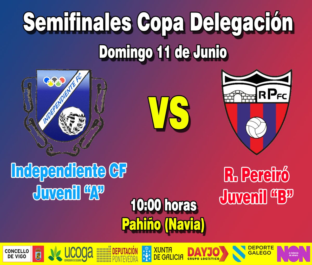 RapidodePereiro's tweet photo. Ya tenemos horario para que nuestro Juvenil "B" dispute su partido correspondiente a las semifinales de la Copa Delegación ante el Independiente C.F

Único equipo vivo en este momento en la competición copera y que buscará con ansias meterse en la final. https://t.co/sCL7uKF0YS