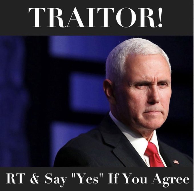 Mike Pence says he would not pardon J6 prisoners.

I say he’ll NEVER be President!

RETWEET if you agree!