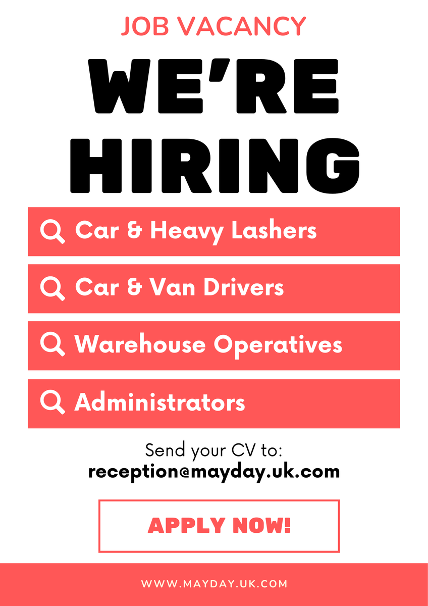 Mayday Personnel Services Ltd (@maydaypersonnel) on Twitter photo 