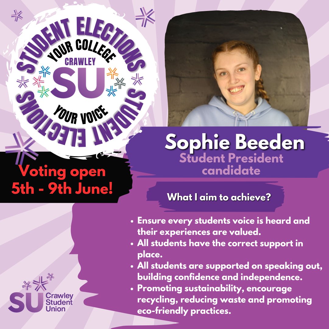 crawley_su's tweet photo. IT’S TIME TO VOTE!!
Here is what our Candidates would like to do if they win… https://t.co/3wdX9FIz4A