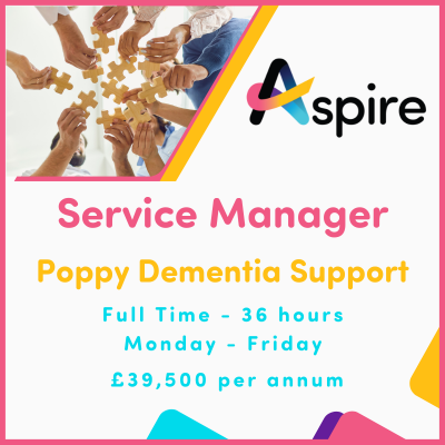 Due to retirement, we're currently recruiting three new service managers to join our teams. If you're able to lead a team and bring out the best in people, with a passion for delivering exceptional support and brimming with ideas, get in touch! iamaspire.org.uk/aspirejobs