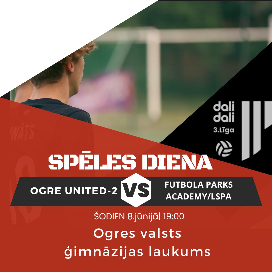 FutbolaParks's tweet photo. 🏁SPĒLES DIENA!

Šodien Ogres Valsts Ģimnāzijas laukumā plkst.19:00 spēlēsim pret Ogre United-2

#SPĒLESDIENA #PARKSACADEMY
#OGRE

📸 @griand_goexanimo / Andris Grīnbergs https://t.co/YgCy5EMiNY