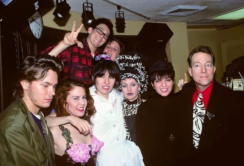 River Phoenix, Kate Pierson, KD Lang, Chrissie Hynde, Lene Lovich, Liza Minnelli, Fred Schneider - PETA 'Tame Yourself' Party, Hard Rock Cafe, New York, Feb 91 - Ebet Roberts
.
#riverphoenix #katepierson #kdlang #chrissiehynde #lenelovich #lizaminelli #fredschneider #theb52s