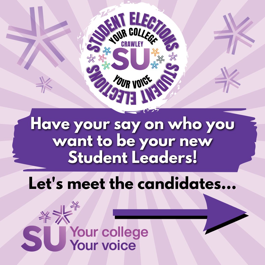 crawley_su's tweet photo. IT’S TIME TO VOTE!!
Here is what our Candidates would like to do if they win… https://t.co/kdJcZVO0yV