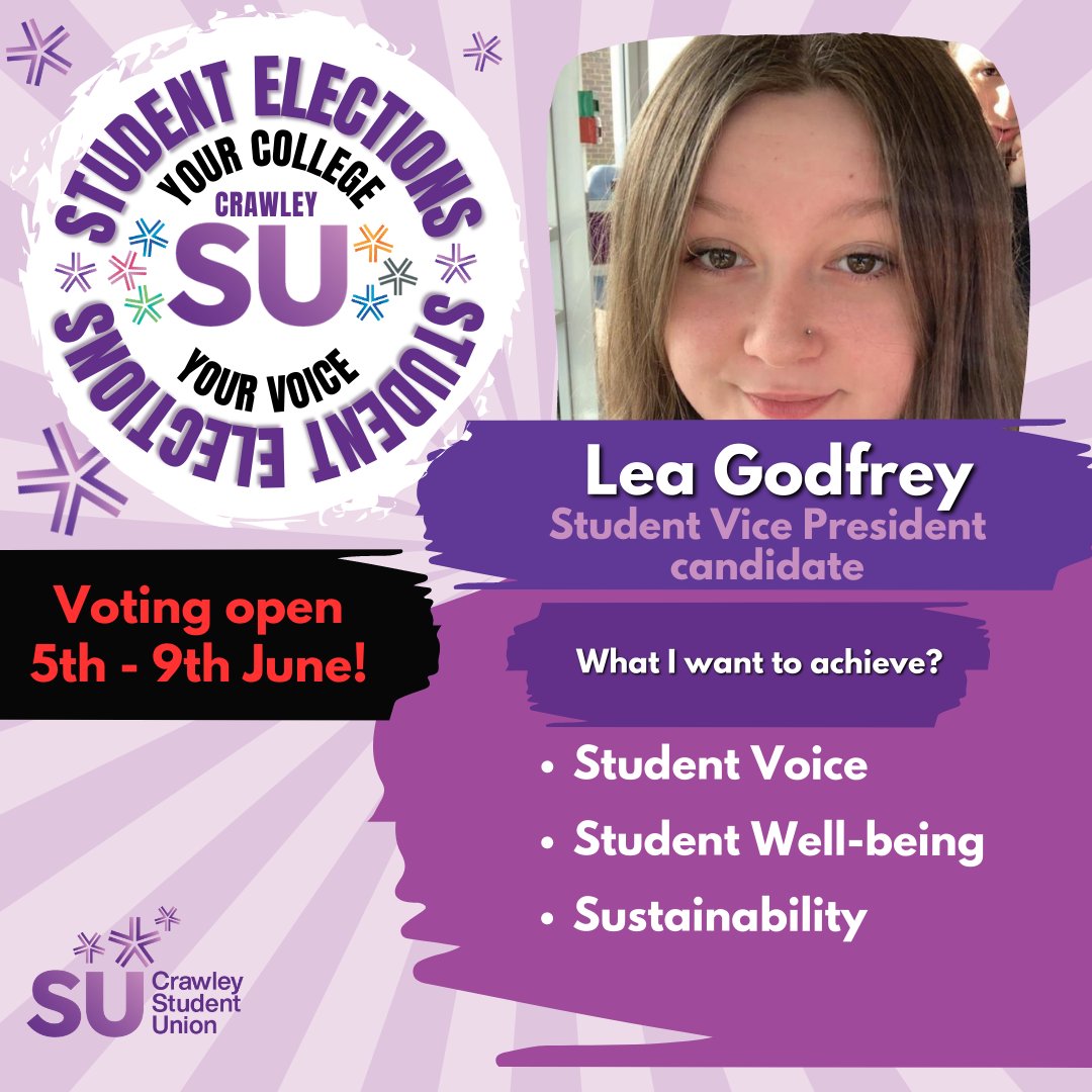crawley_su's tweet photo. IT’S TIME TO VOTE!!
Here is what our Candidates would like to do if they win… https://t.co/kdJcZVO0yV