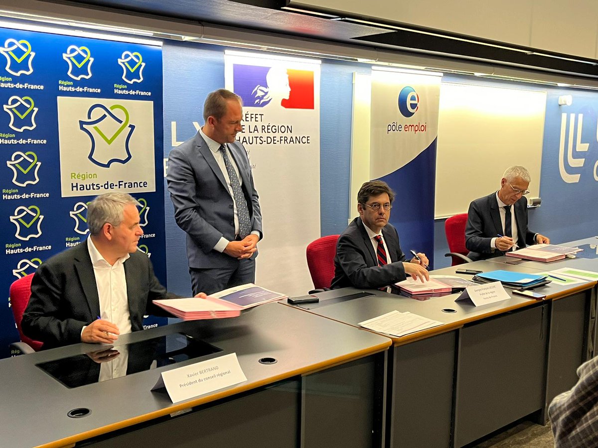 [#AvecPôleEmploi] 📢 Le protocole régional de préfiguration de France Travail Hauts-de-France, c'est quoi ❓

Quatre enjeux majeurs et 23 actions concrètes, co-construits avec <a href="/prefet59/">Préfecture de la région Hauts-de-France et du Nord</a> et <a href="/hautsdefrance/">Région Hauts-de-France</a>, pour atteindre le plein emploi🚀

Retrouvez les 4 enjeux ⤵️⤵️⤵️