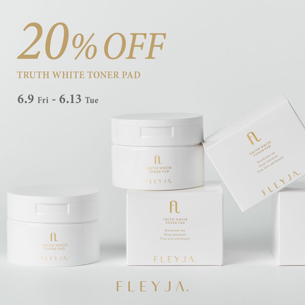 FLEYJA TRUTH WHITE TONER PAD 32箱 FLEYJA TRUTH WHITE TONE PAD 3