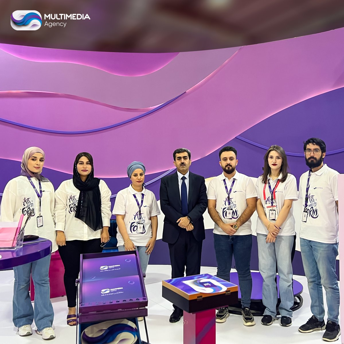 maagency2's tweet photo. It was an immense pleasure to have the esteemed presence of Dr. Agrin Abdulla, Deputy Minister of Construction and Housing, visiting our @HitexTech  booth. https://t.co/HxUHMkpTXx