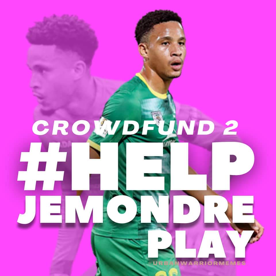𝗛𝗘𝗟𝗣 𝗝𝗘𝗠𝗢𝗡𝗗𝗥𝗘 🙏 

Footballer Jemondre Dickens needs R50k to remove the wires in his knee or his career is over at age 25.

You can help him by donating from as little as R50 through backabuddy.co.za/jemondre-dicke…