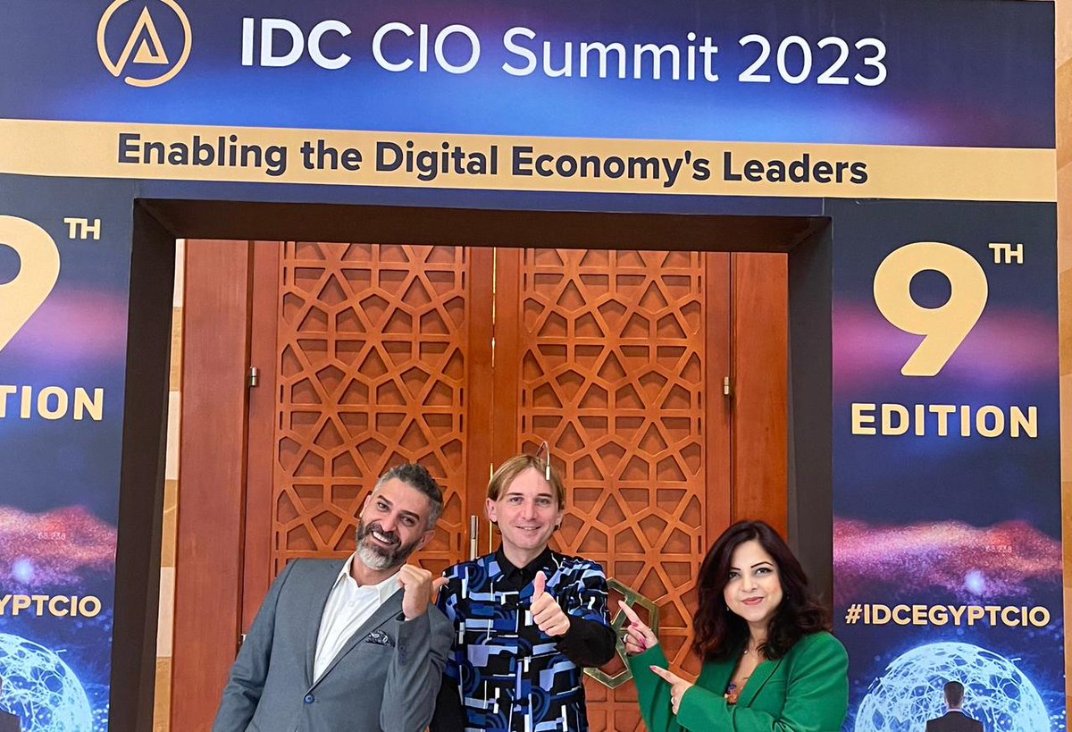 IDCMEA's tweet photo. 🌟 Join @IDC at #IDCEGYPTCIO for captivating presentations, thought-provoking discussions, unmatched networking, and pure enjoyment!
Don't miss this incredible opportunity! ✨
#CairoConference #Networking #Excitement https://t.co/y1THkG9e6J