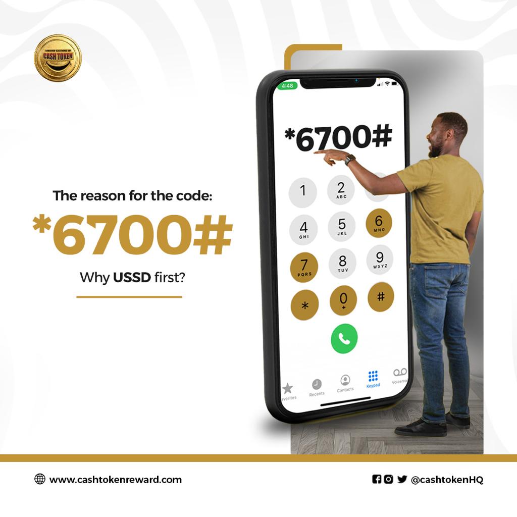 CashTokenHelp's tweet image. Our goal is to reward everyone.

The USSD channel is available to every member of society, regardless of social or financial class. Setting up *6700#  was a very intentional move on our end because we want to reward and give every Nigerian, a chance to win life-changing cash.