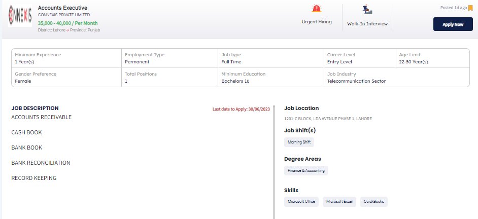 PunjabjobCenter's tweet image. Connexis is looking for Accountant
Location : Lahore
To apply on all available jobs
please Create your profile in the Punjab job center and apply for jobs in just one click
 jobcenter.punjab.gov.pk/worker/create
#punjabjobcenter #latestjobopenings 
#updateyourprofile #jobopenings #job