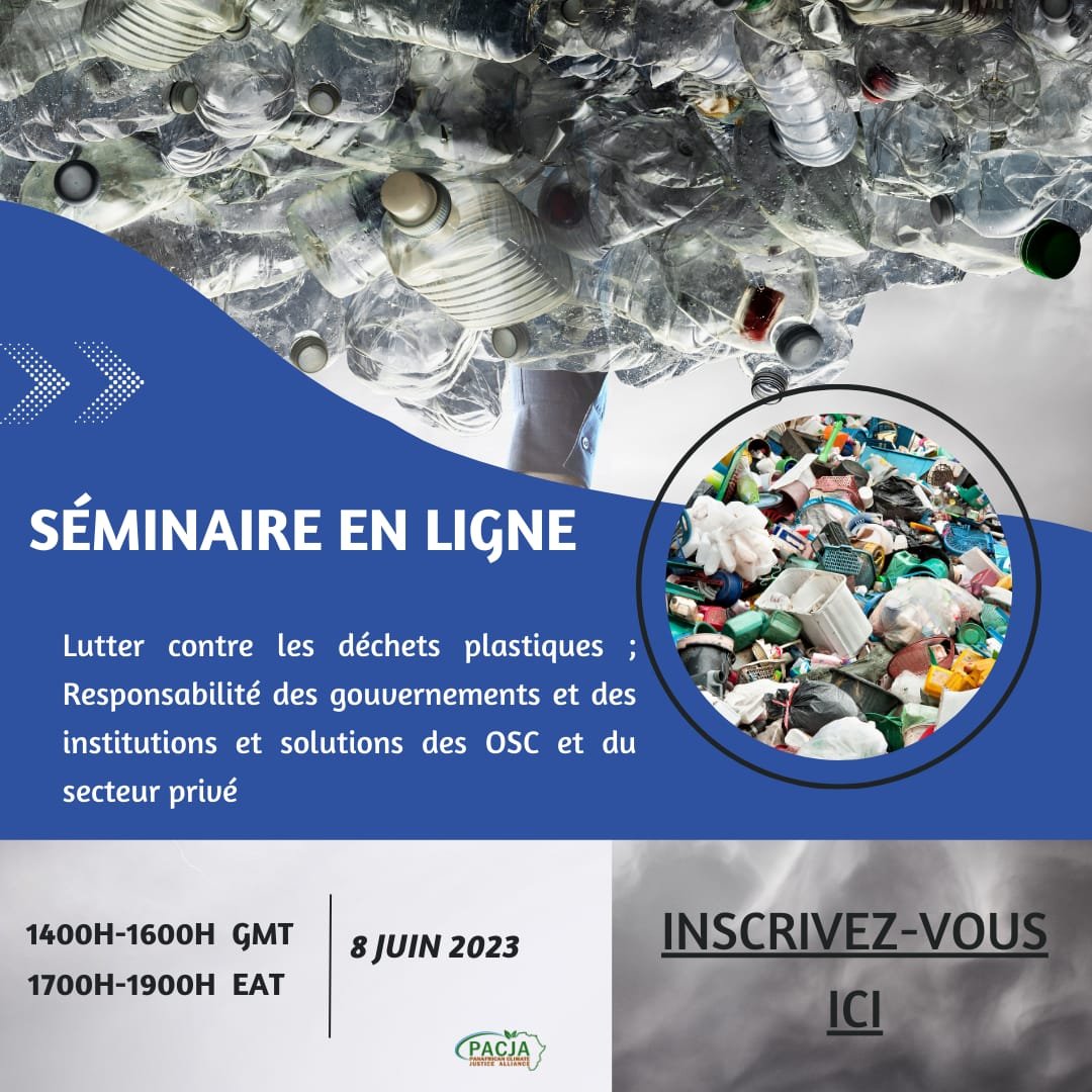 Register to attend bit.ly/42r2HOu
Le chapitre Côte d'Ivoire de l'Alliance Panafricaine pour la Justice Climatique (PACJA-COTE D'IVOIRE) et son secrétariat vous invite à participer à une conférence en ligne aujourd'hui jeudi 08 Juin dès 14h00.