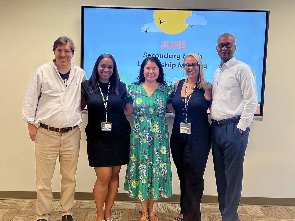 BLAIR🎆🎇 (@blairjjohnson) on Twitter photo Secondary Math Team 22-23 💙
We had a blast serving our math leaders, teachers, students, and community this year and cannot wait for what’s to come in the 23-24 school year. Thank you to everyone who made this year sweet. Cheers! 🎉
<a href="/EducatorLoznak/">Jennifer Loznak</a> <a href="/mathgirl915/">Joanna Sabatino</a> <a href="/john_seelke/">Dr. John Seelke</a> Secondary Math Team 22-23 đź’™
We had a blast serving our math leaders, teachers, students, and community this year and cannot wait for what’s to come in the 23-24 school year. Thank you to everyone who made this year sweet. Cheers! 🎉
<a href="/EducatorLoznak/">Jennifer Loznak</a> <a href="/mathgirl915/">Joanna Sabatino</a> <a href="/john_seelke/">Dr. John Seelke</a>