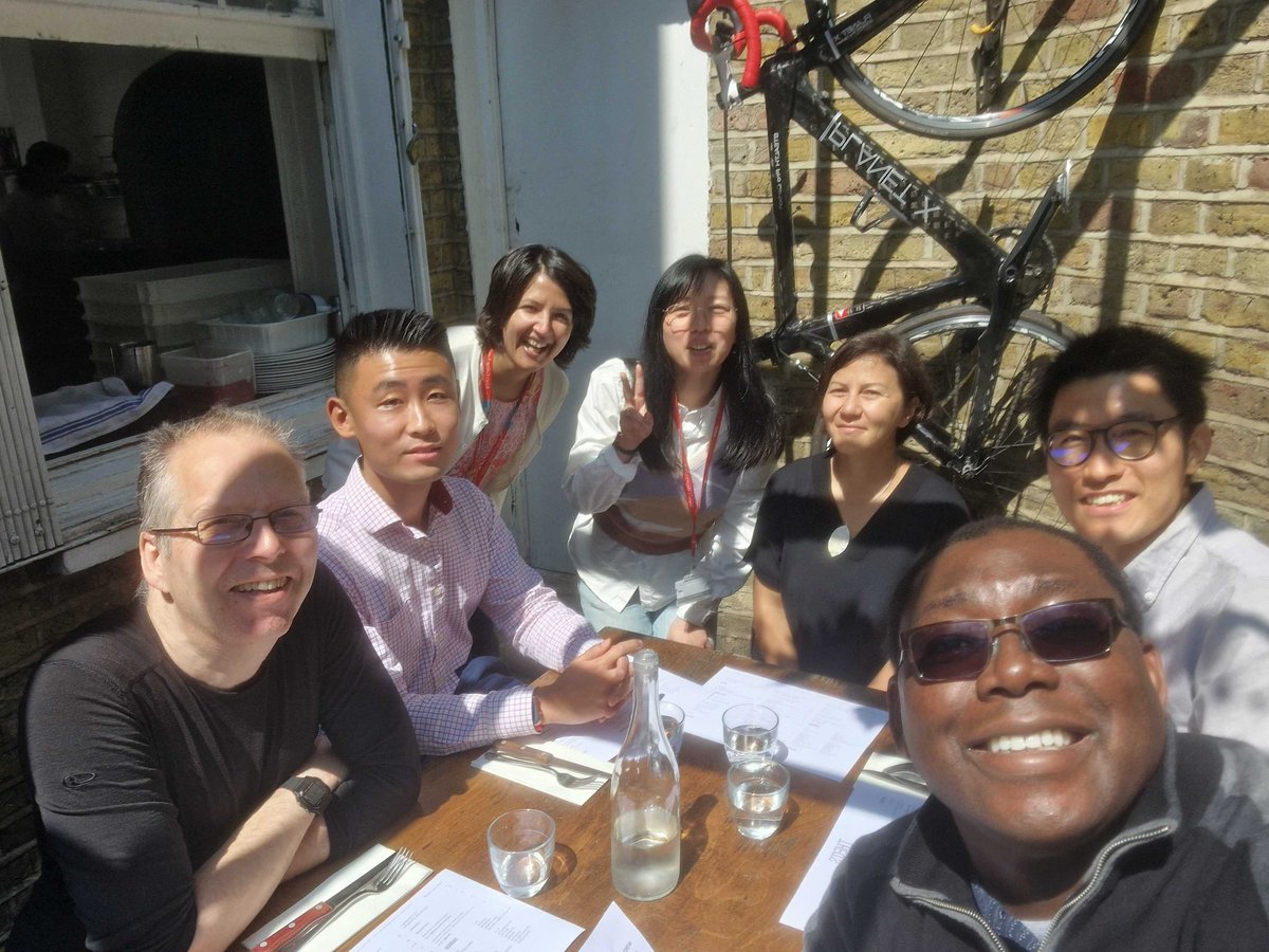 Jayachatur's tweet image. Amazing food with an amazing team for the #IoPPNTime4Lunch at a local pizzeria #Theos @KingsIoPPN