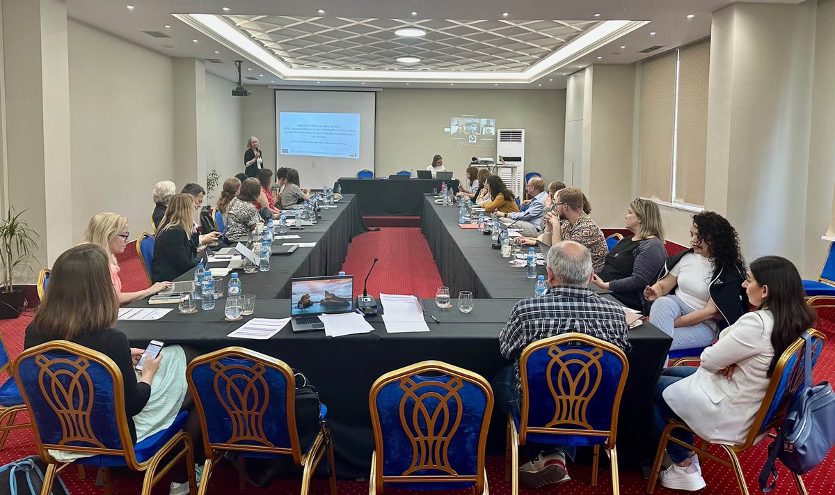 Now live from the @eu_mentupp Plenary Meeting M42 in Albania. Great progress and fruitful discussion on the ongoing clustered Randomised Controlled Trial of the MENTUPP Hub. 
#mentalhealthatwork #mentalhealth #workplacementalhealth