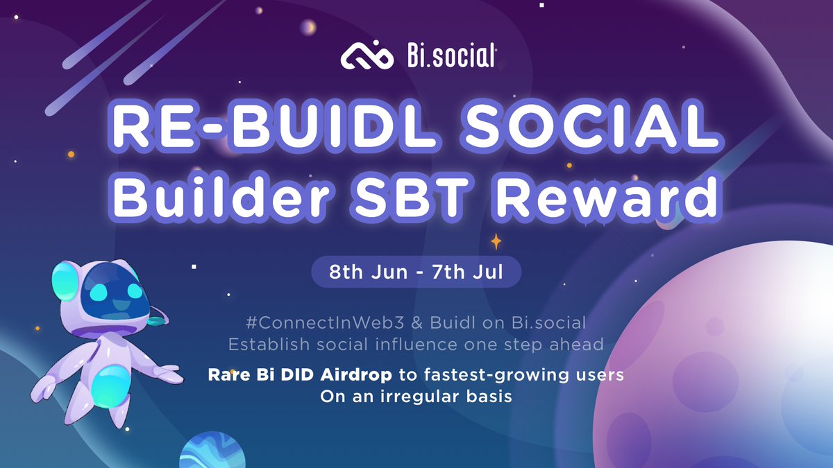 👀 YEAH YOU SEE IT RIGHT...
💥 A new grandiose event on <a href="/Galxe/">Galxe</a> is about to sweep in with magnificent force!
🤞Calling all Bi social users! This event is open to everyone, so don't miss out!
Click the link below and let's get the party started!
🔗galxe.com/bitislands/cam… 
#Web3