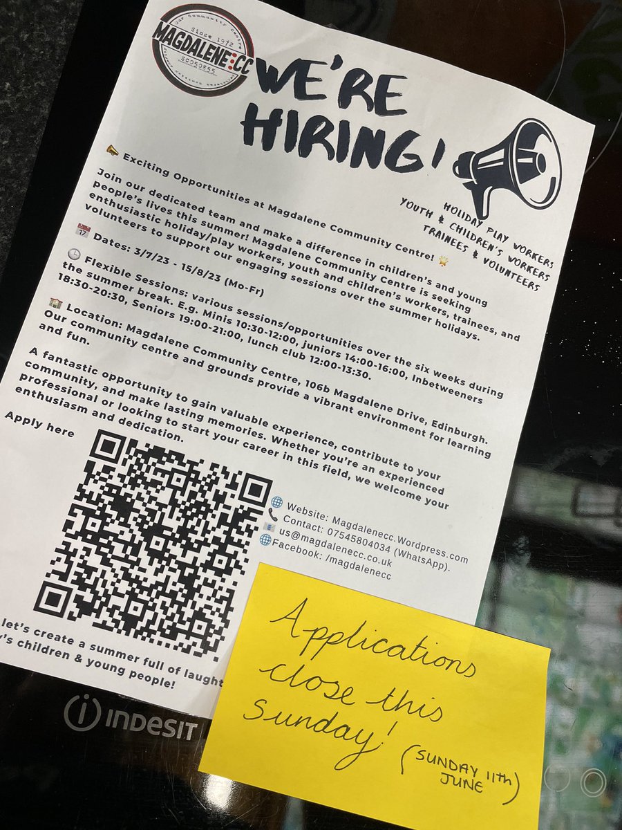 Apply here forms.office.com/r/HcPm5czp8C