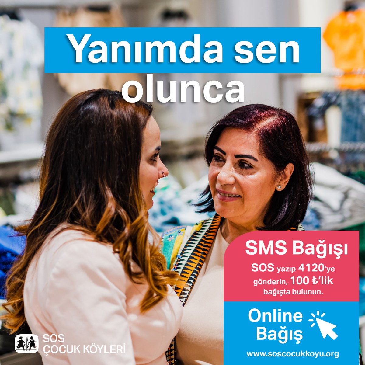 CocukSOS's tweet photo. 🍀 Tüm faturalı hatlardan SOS yazıp 4120’ye göndererek Kurban Bayramı'nda aile bakımını kaybeden veya kaybetme riski olan çocuklara destekte bulunabilirsiniz.

💻 Online bağış yaparak da her bir çocuğa umut olabilirsiniz.
https://t.co/0oETTFkDu3 https://t.co/8QfxdEgYAo