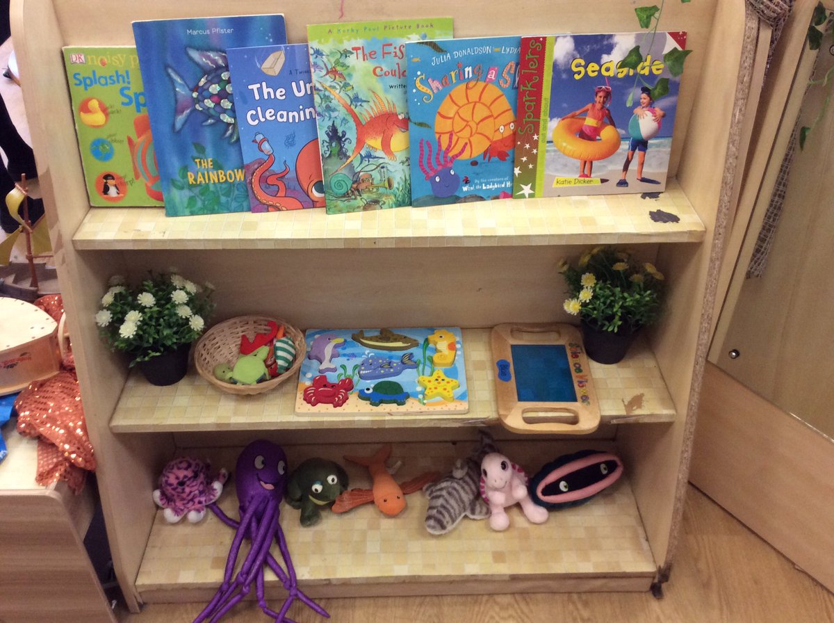 EgremontEYFS's tweet photo. We are loving playing our under the sea investigation area! #fishingfornumbers #piratesmallworld #oceantufftray #undertheseastories #jigsaws #cuddlycreatures https://t.co/Ib2SBwSNmU
