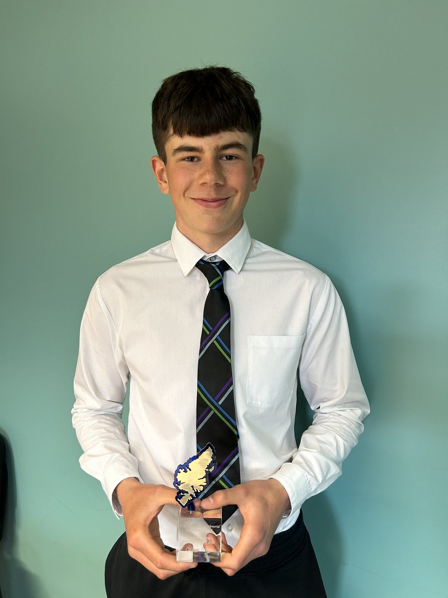 Callum was recently awarded the Jude MacDonald Memorial Appreciation Award for his contribution to Westhill Academy in class and with his peers.