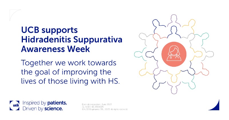 ucb_news's tweet photo. #DYK that #HidradenitisSuppurativa (#HS) is not rare and affects approximately 1 in 100 people in most studied countries? This #HSWeek join us in helping raise awareness of HS. Follow the link below for more information: https://t.co/QXd4yHdNtd