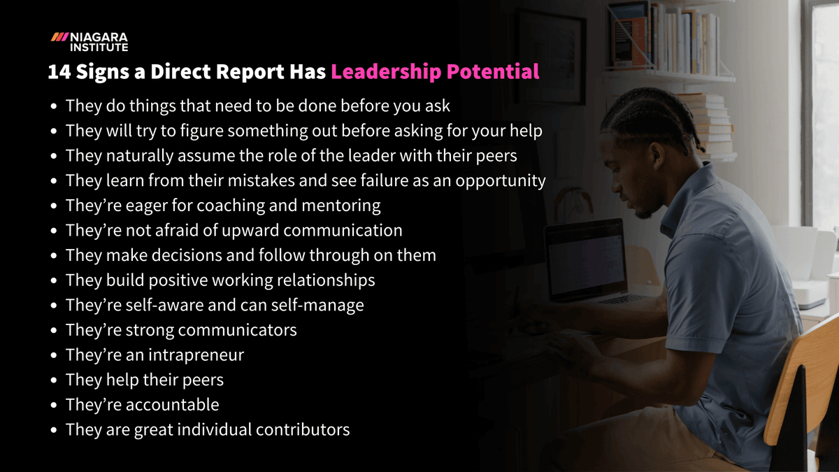 Do you think a direct report is on the fast track to management? Confirm that suspicion by watching for these 14 signs of leadership potential. Learn more in today's blog: hubs.li/Q01Mpjhc0
