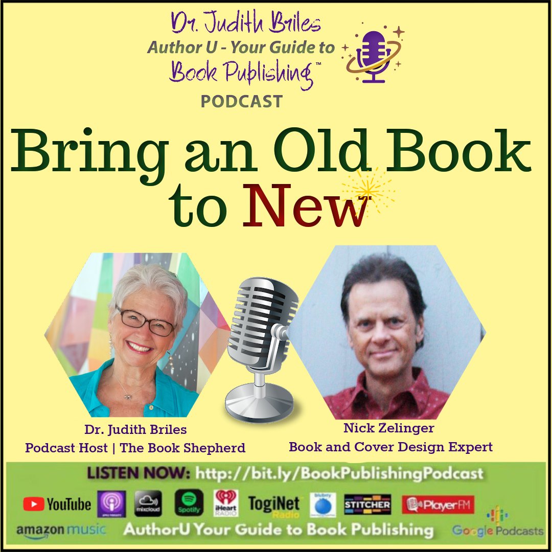 Book Makeover time ... for any morphing of a book, there are multiple factors to know and have. Podcast for fixes via @NGraphics @JudithBriles @MyBookShepherd bit.ly/BookPublishing… #authors #publishing  #authorsuccess #coverdesign #bookdesign