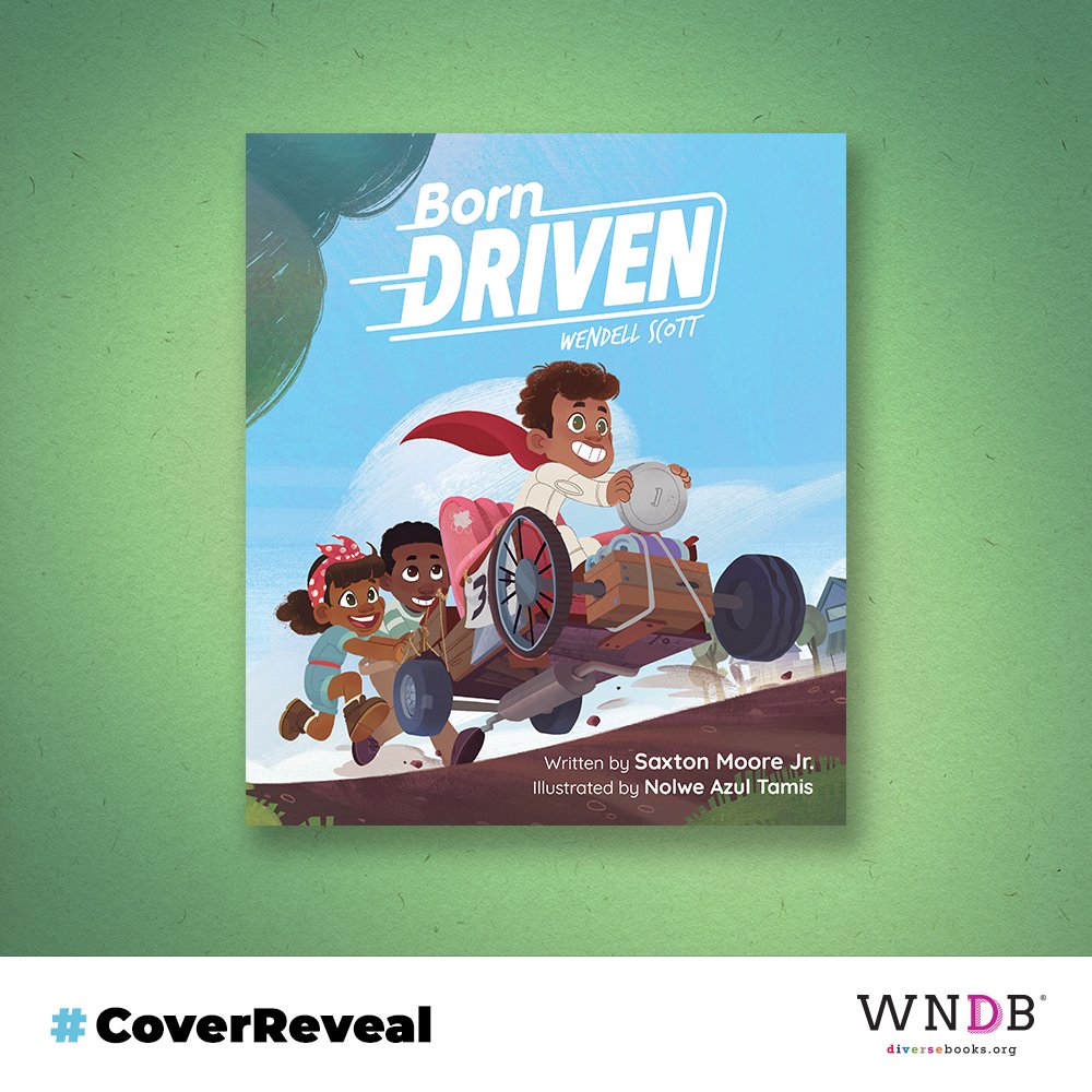 🏁 COVER REVEAL 🏁

We’re delighted to reveal the cover for BORN DRIVEN by Saxton Moore Jr., illustrated by @nolwe_nolwe! This picture book about Wendell Scott, the first Black NASCAR champion, comes out 11/28/23 from @OniPress.

Get a closer look here: ow.ly/x6i050OJ4Tj