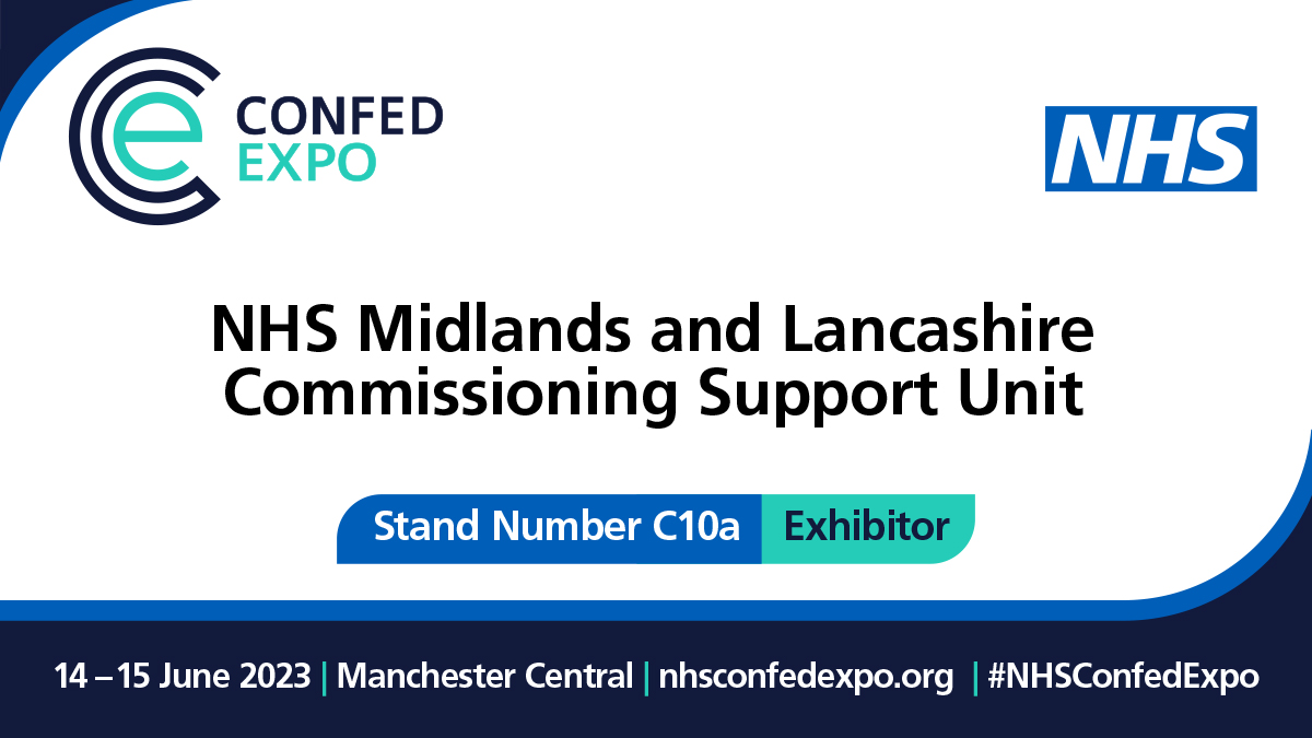 Great to have @mlcsu at #NHSConfedExpo. 

MLCSU partners with ICSs to enhance patient services &amp; outcomes while providing cost-effective solutions across the NHS. Support includes consultancy, medicines, clinical, workforce, digital transformation, &amp; business support.