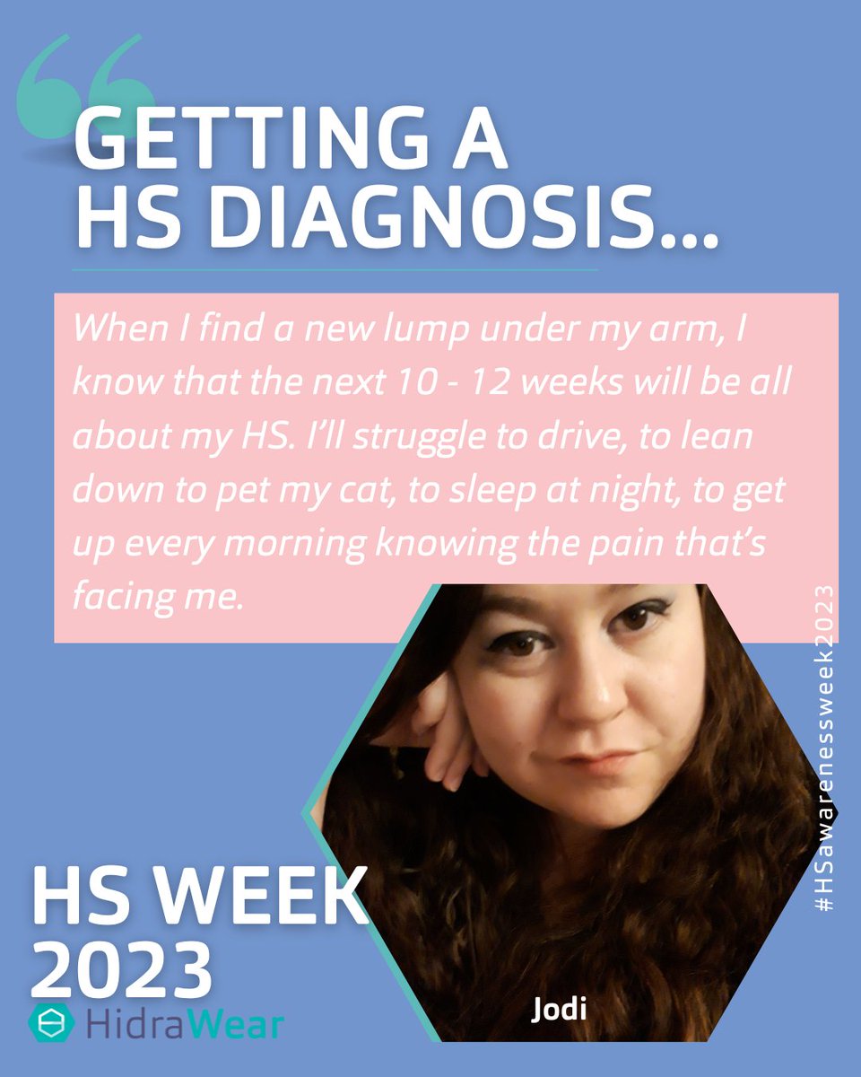 When I find a new lump under my arm, I know that the next 10-12 weeks will be all about my HS. 

#hidradenitissuppurativa #HSWarrior #hidradenitissuppurativaawareness #HSawareness #BeAGP #MedTwitter #DermTwitter #HSawarnessweek2023
