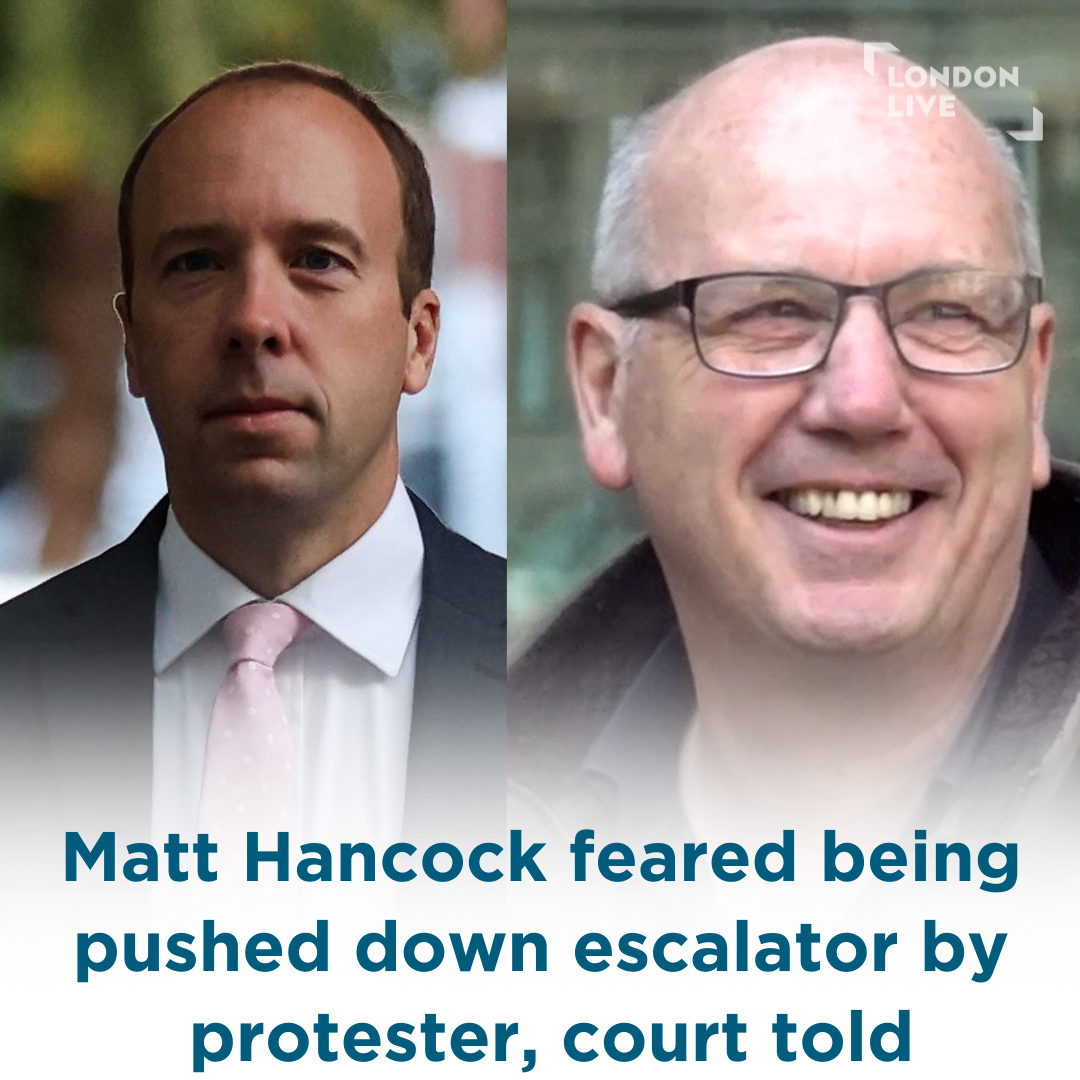 Former health secretary Matt Hancock feared being pushed down an escalator by an anti-vaccination protester who accused him of murdering people during the coronavirus pandemic, he told a court.

Geza Tarjanyi, 62, who has denied causing harassment without violence, is accused