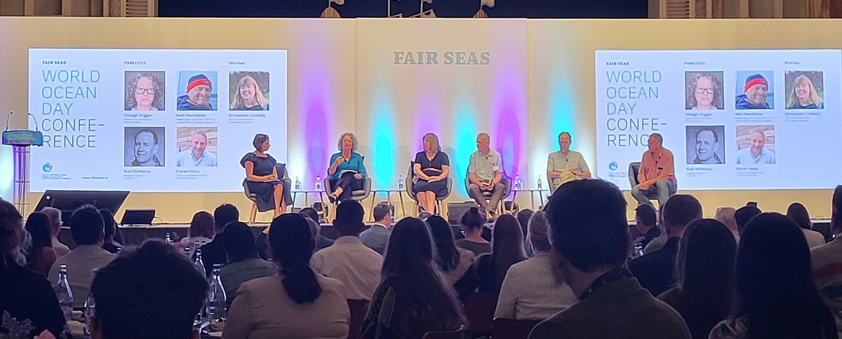 @niallmacallister on the stakeholder panel on consultation on Marine Protected Areas at the <a href="/FairSeasIreland/">Fair Seas</a> #WorldOceanDay conference in Cork today.
#fairseas #30x30