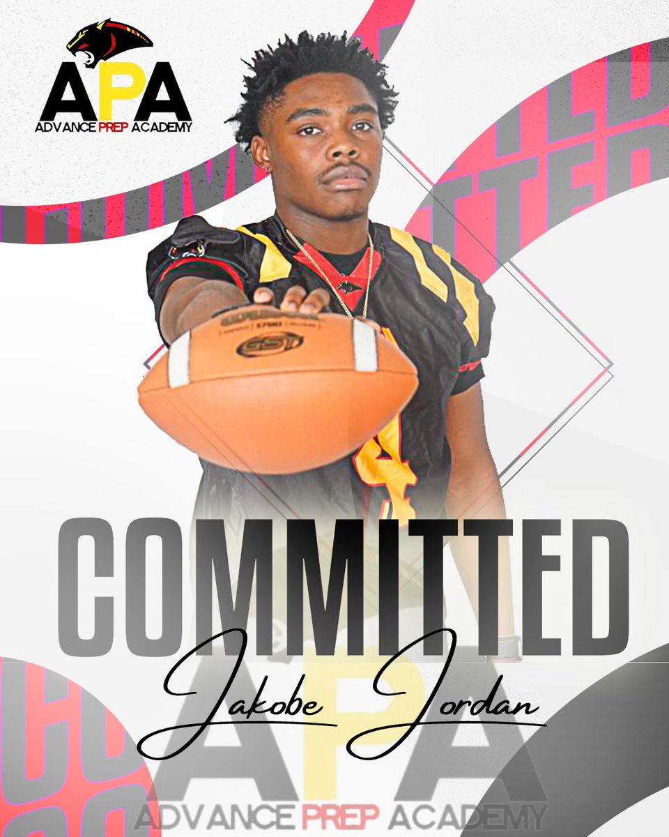 After a long process and journey with my family I’m blessed to say I will continue my sports and academic career with @AdvancePrepPG @COACHRYMER 100000% COMMITTED 🔴🟡 #AGTG