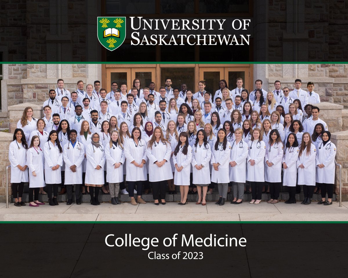 Congratulations to the #USaskClassof2023 College of Medicine graduates being celebrated at Convocation today!

We're so proud of you and can't wait to hear about the impacts you'll be making on the health & well-being of the people of Saskatchewan and the world as #USaskAlumni.