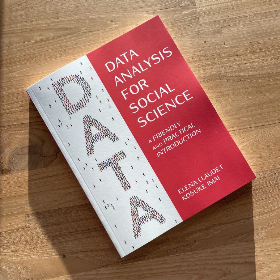KirkDBorne's tweet image. Excellent book “Data Analysis for Social Science: A Friendly and Practical Introduction” by @ellaudet
1️⃣ See it here: amzn.to/3EHhf2w
2️⃣ Learn all about it in this very informative thread: 
———
#Rstats #Statistics #DataScience #DataLiteracy #ML