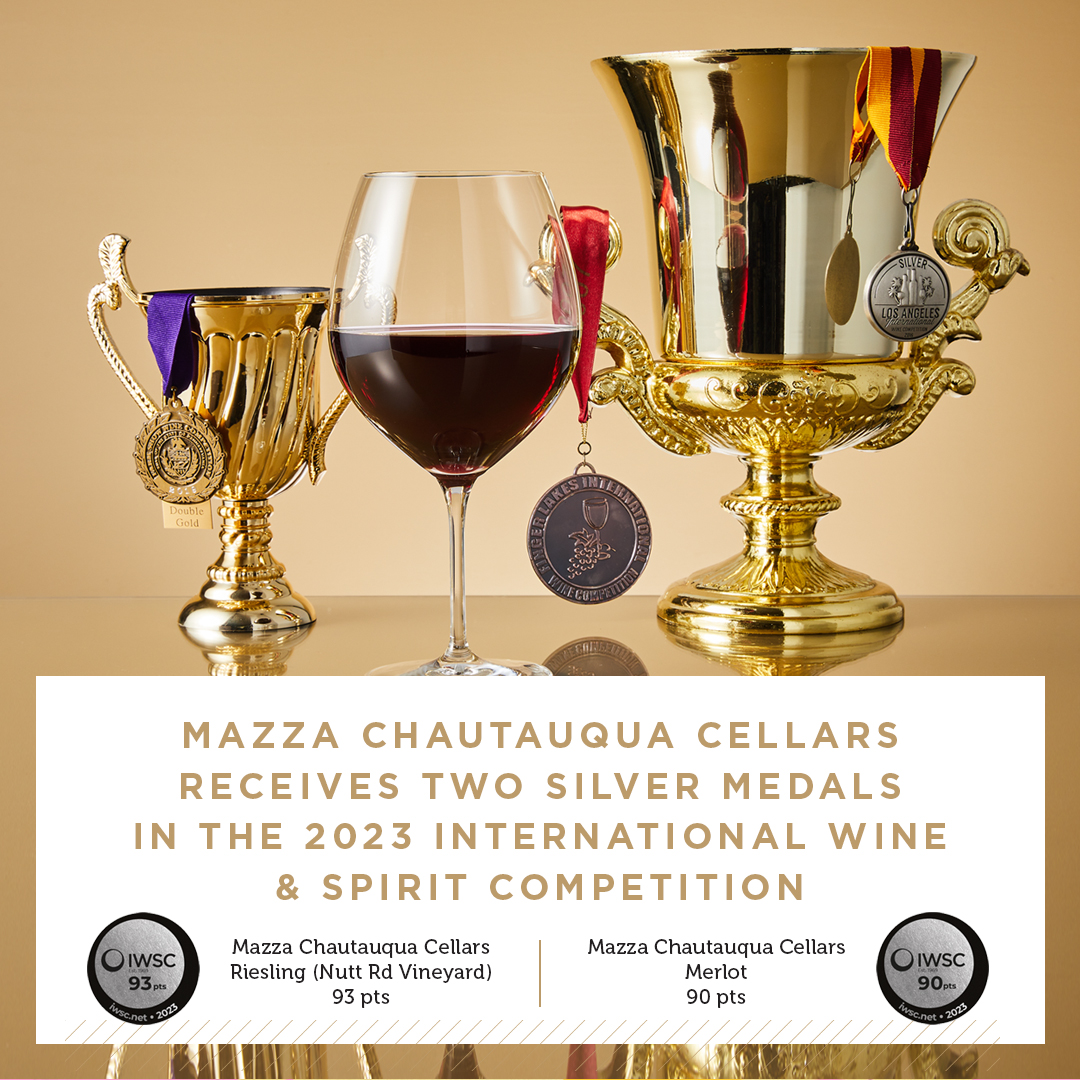 Mazza Wines (@mazzawines) on Twitter photo Our Mazza Chautauqua Cellars 2018 Riesling (Nutt Road Vineyard) and 2017 Merlot took home silver medals in a sampling of wines from around the globe. Our Riesling garnered a 93 rating and our Merlot earned a 90 rating. Learn more here: tinyurl.com/3bb7hk7c
<a href="/NYWineGrapeFdn/">NewYorkWine&GrapeFdn</a> Our Mazza Chautauqua Cellars 2018 Riesling (Nutt Road Vineyard) and 2017 Merlot took home silver medals in a sampling of wines from around the globe. Our Riesling garnered a 93 rating and our Merlot earned a 90 rating. Learn more here: tinyurl.com/3bb7hk7c
<a href="/NYWineGrapeFdn/">NewYorkWine&GrapeFdn</a>