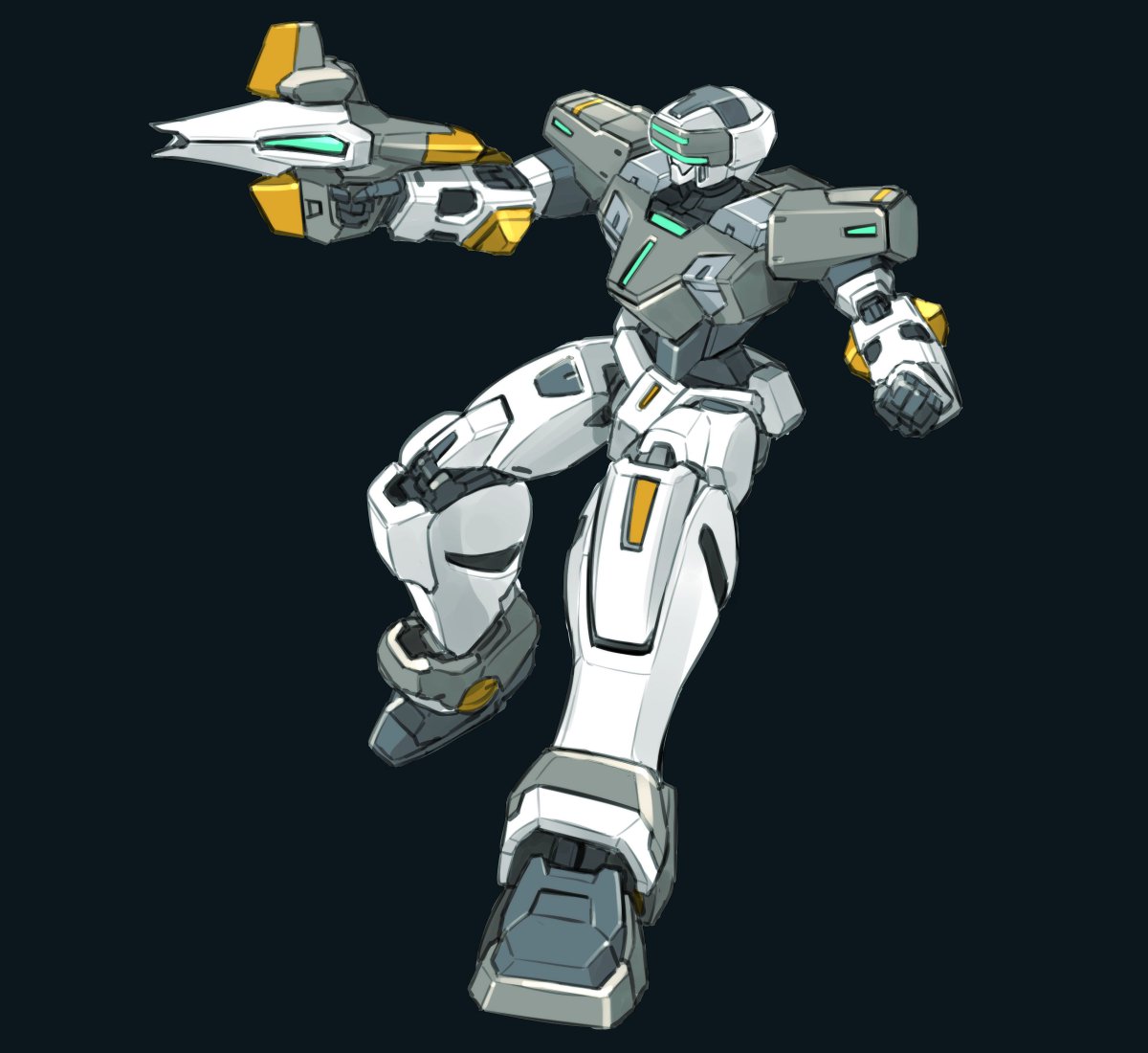 robot weapon no humans mecha holding weapon solo holding gun  illustration images