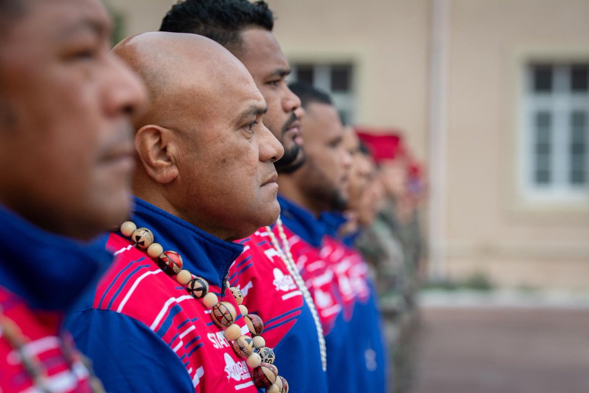 1erSpahis's tweet image. Le XV du Pacifique au #Spahis à l’occasion de sa participation à l’opération #AvecNosBlessés en Ardèche (@07_dmd)
Héritiers du Bataillon d’Infanterie du Pacifique, qui a payé le prix du sang en AFN et pour la libération de la France entre 41 et 45
1 équipe / talents amalgamés🫡