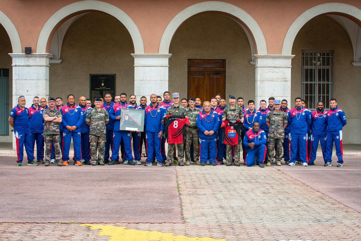 1erSpahis's tweet image. Le XV du Pacifique au #Spahis à l’occasion de sa participation à l’opération #AvecNosBlessés en Ardèche (@07_dmd)
Héritiers du Bataillon d’Infanterie du Pacifique, qui a payé le prix du sang en AFN et pour la libération de la France entre 41 et 45
1 équipe / talents amalgamés🫡
