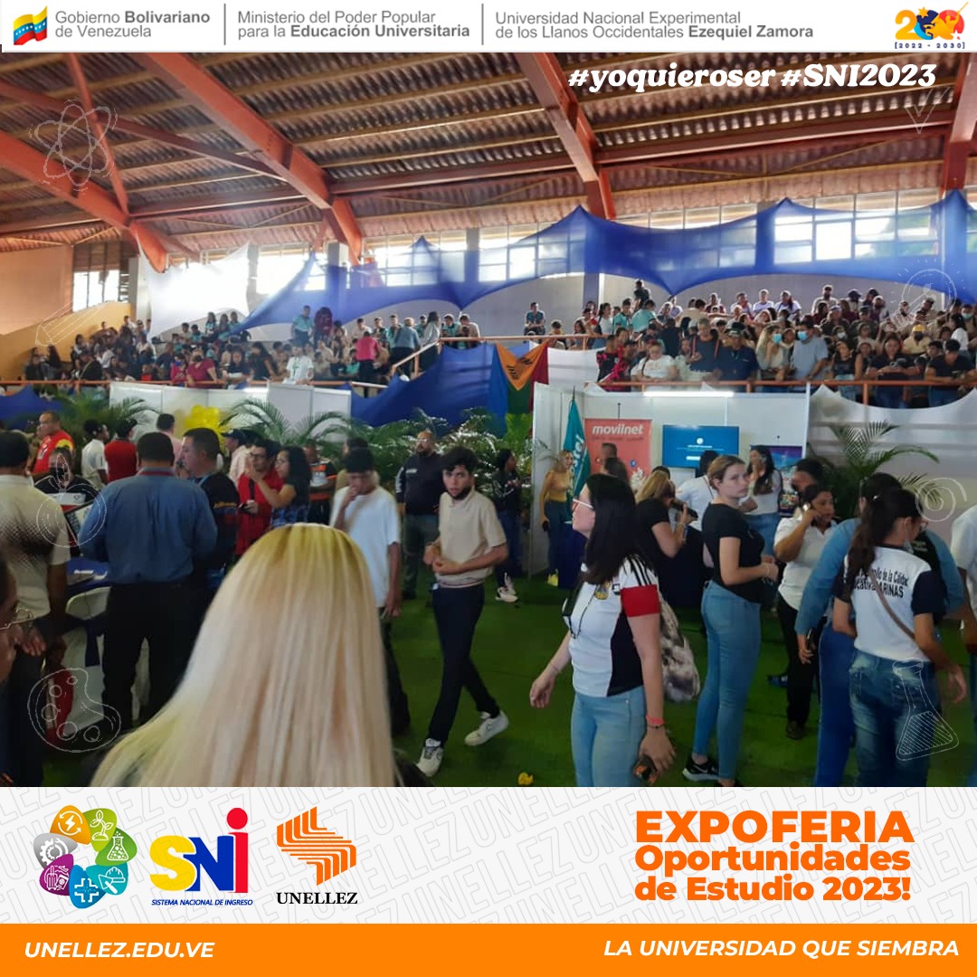 UnellezOficial_'s tweet photo. #EnDesarrollo | Con entusiasmo y alegría, esta mañana la Universidad que Siembra abrió sus puertas para recibir a los bachilleres de nuestra región, de manera conjunta con las demás instituciones universitarias del estado, públicas y privadas. 
#Unellez #SNI2023 #YoQuieroSer https://t.co/Uz1kMTAn2n