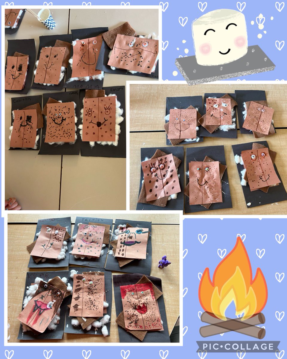 KindersRoss's tweet photo. What to do on a poor air quality day that smells like a camp fire?  Make #smores of course! Not as delicious as the ones we made with our reading buddies though. #creative #alldifferent @ross_dsbn @dsbn @MsMichelleMatte @meaghan_turpin https://t.co/3UAKltvIHw