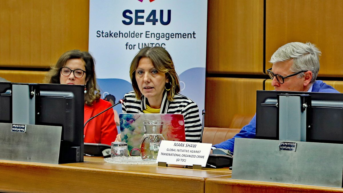 UNODC_UNTOC's tweet image. How can #CivilSociety help prevent #OrganizedCrime?

Participants of #ConstructiveDialogue on #TechnicalAssistance discussed cooperation with States in supporting development of policies &amp;amp; mainstreaming of #Gender &amp;amp; #HumanRights.

#UNTOC_ReviewMechanism 👉 bit.ly/3J4D8f0